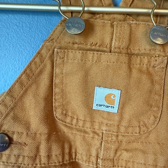Carhartt Kids Tan Overalls - Picture 3 of 4